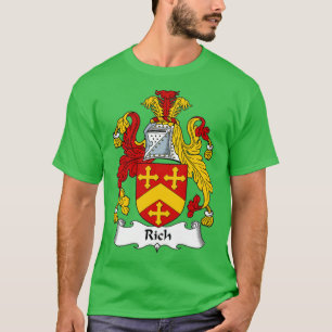Camiseta Rich Casaco da Guarda Familiar de Armas 