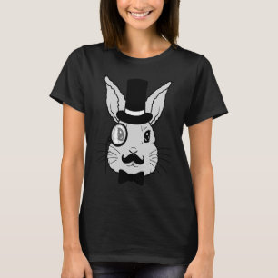 Camiseta Rich Rabbit Gentleman Monocle Glass Topo Bunn