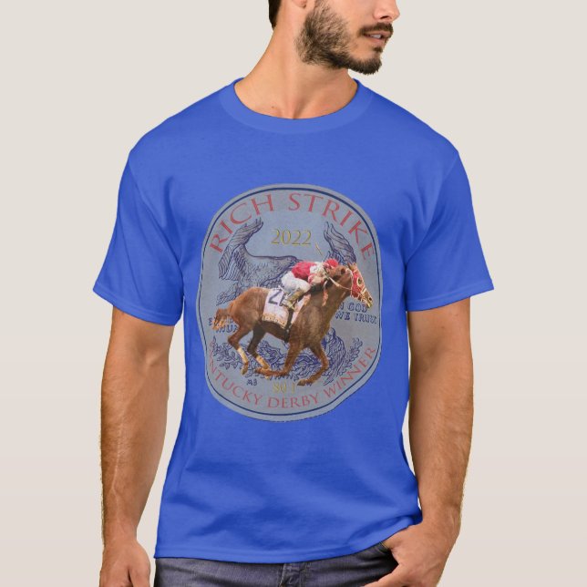 Camiseta Rich Strike 2022 Derby do Kentucky (Frente)