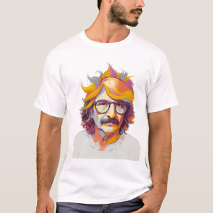 Camiseta Richard Brautigan Orange
