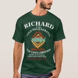CAMISETA RICHARD E O YOGA DEGENERA A OESTE LINN OREGON OU