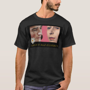 Camiseta Richard III e Elizabeth II nova
