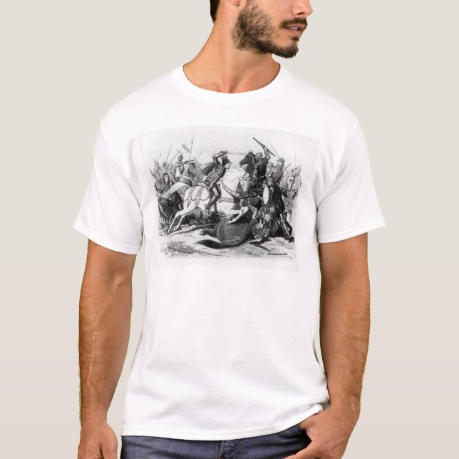 Camiseta Richard III na batalha de Bosworth em 1485 (Frente)