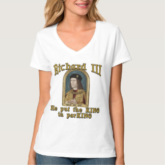 Camiseta Richard III pôr o rei no tshirt do estacionamento