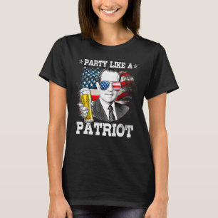 Camiseta Richard M Nixon Festa Como Um Patriota 4 De Julho