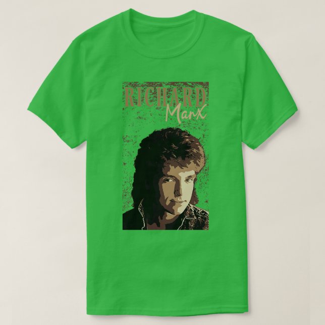 Camiseta Richard Marx 80s Brown Vintage (Frente do Design)
