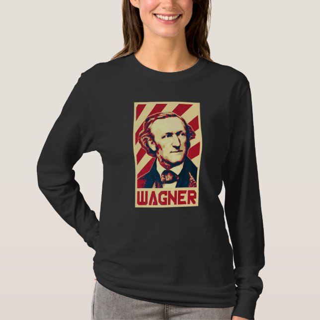 Camiseta Richard Wagner Classic Music Composer Prop (Frente)