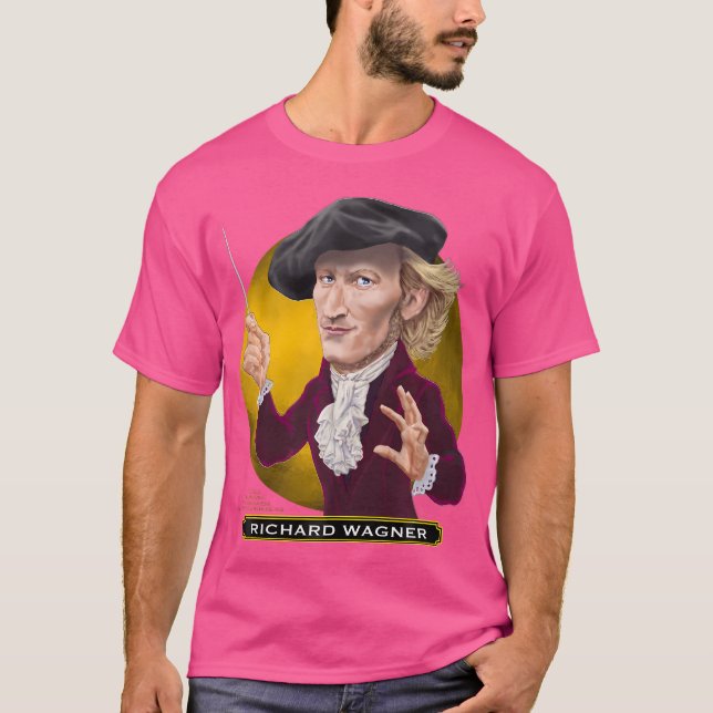 Camiseta Richard Wagner - Compositor alemão da Ópera (Frente)