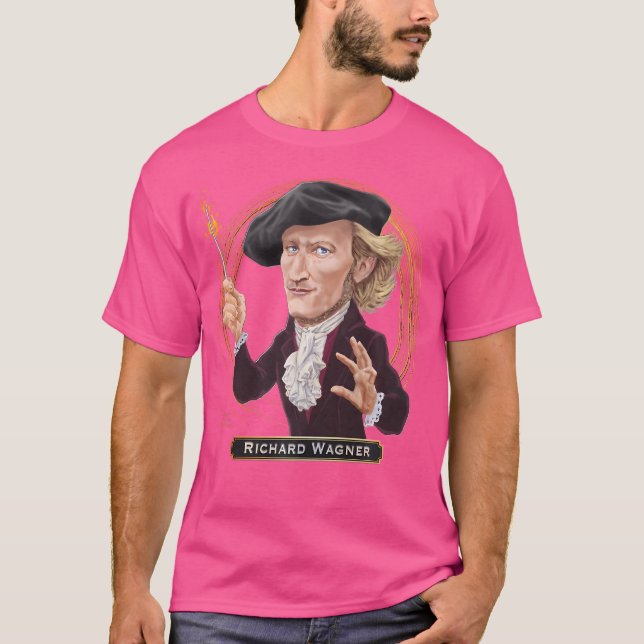 Camiseta Richard Wagner - Compositor alemão da Ópera (Frente)