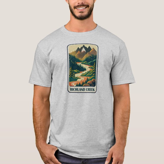 Camiseta Richland Creek Arkansas Colors (Frente)