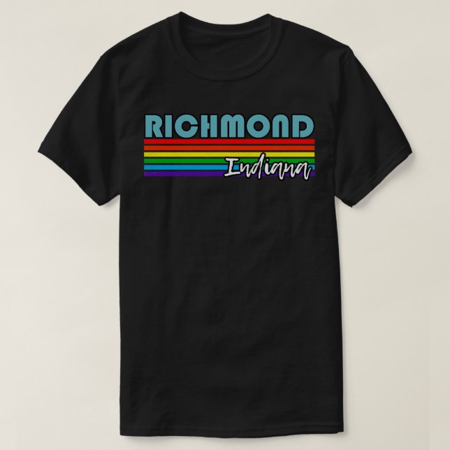 Camiseta Richmond Indiana Pride Richmond Gift LGBT S (Frente do Design)