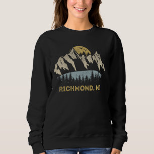 Camiseta Richmond Michigan Mountain Sunset Sunrise MI