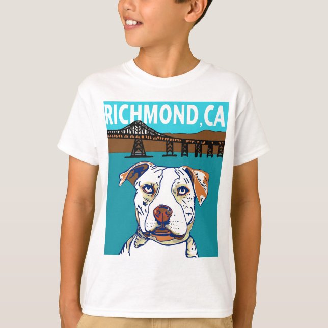 Camiseta Richmond, vira-lata de CA (Frente)