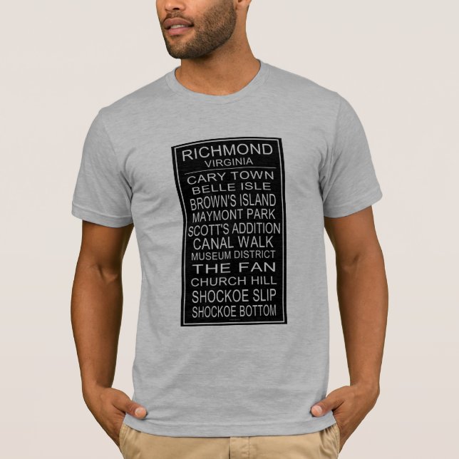 Camiseta Richmond Virginia Bus Roll (Frente)