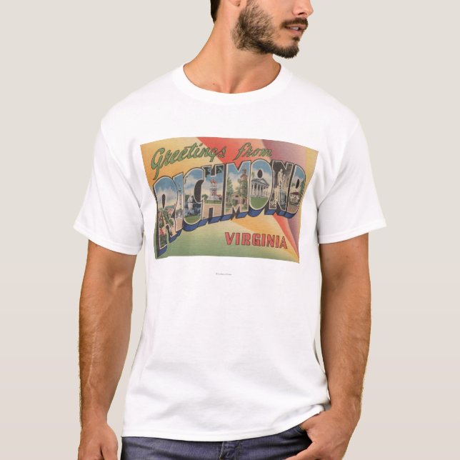 Camiseta Richmond, Virgínia - grandes cenas da letra (Frente)