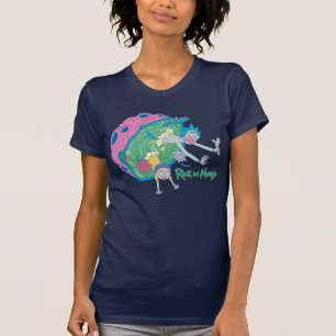 Camiseta RICK E MORTY™ Abandonamento Do Portal Infectad