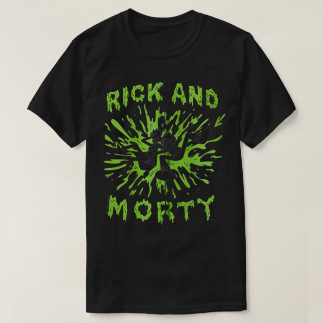 Camiseta Rick e Morty Acid Drop Zip (Frente do Design)