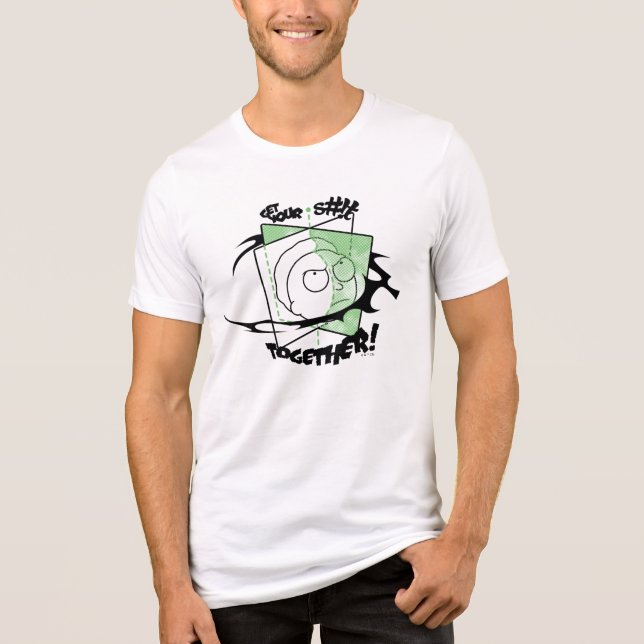Camiseta RICK E MORTY™ | Coloque seu S#!t juntos! (Frente)