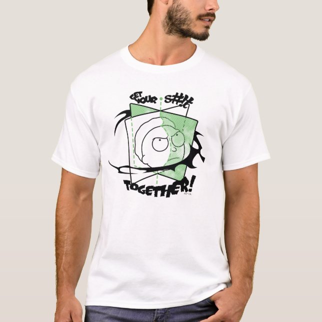 Camiseta RICK E MORTY™ | Coloque seu S#!t juntos! (Frente)