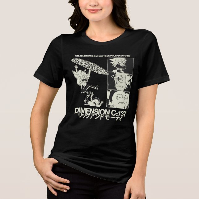 Camiseta RICK E MORTY™ | Dimensão C-137 (Frente)
