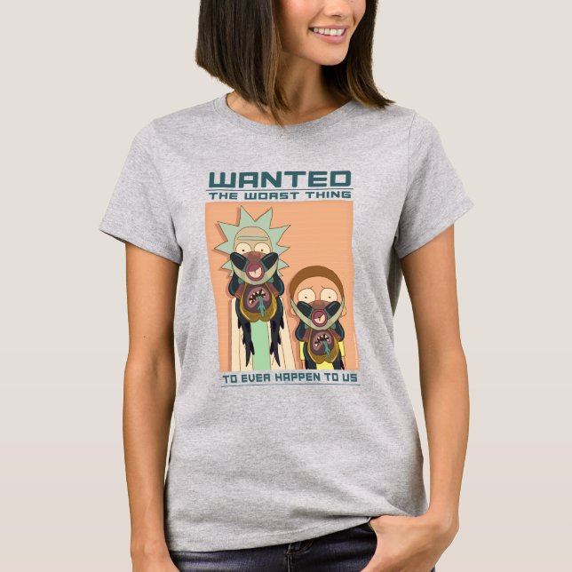 Camiseta RICK E MORTY™ | Glorzo Poster (Frente)