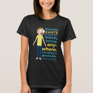 Camiseta RICK E MORTY™ Não Existe Ninguém Para Fins