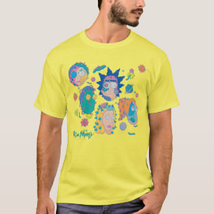 Camiseta RICK E MORTY™ Padrão da família Smith infectada