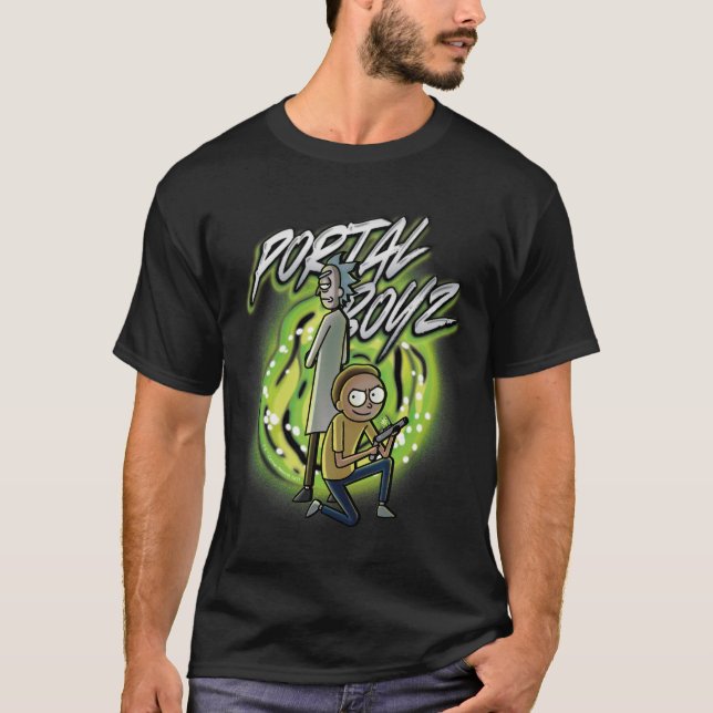 Camiseta Rick e Morty - Portal Boyz (Frente)