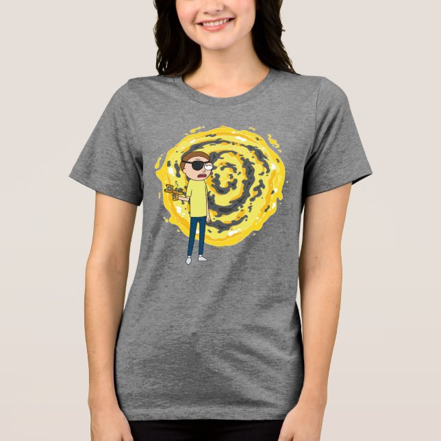 Camiseta RICK E MORTY™ | Portal de mau Morty (Frente)