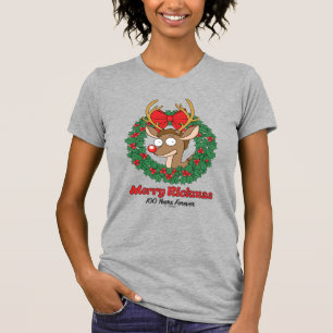 Camiseta Rick e Morty   Reindeer Morty Feliz Rickmas
