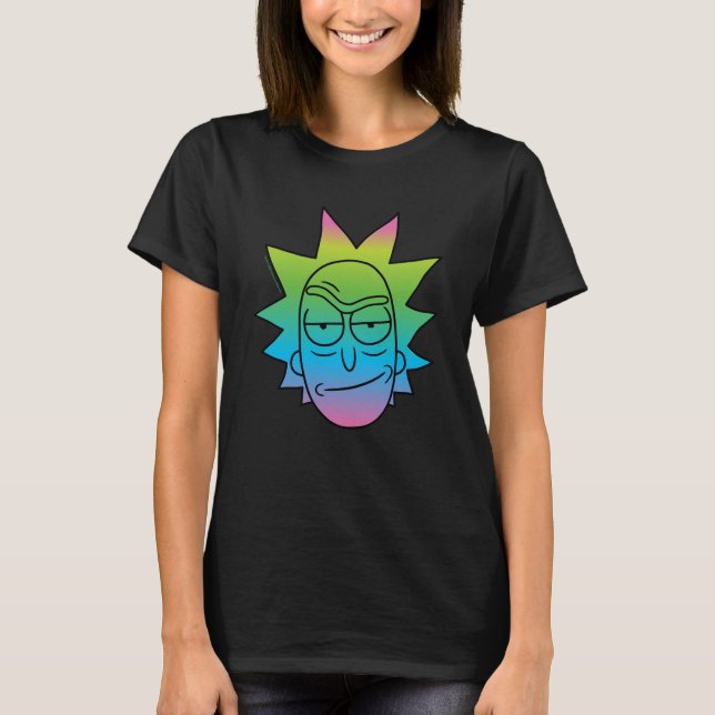 Camiseta RICK E MORTY™ | Rick do arco-íris (Frente)