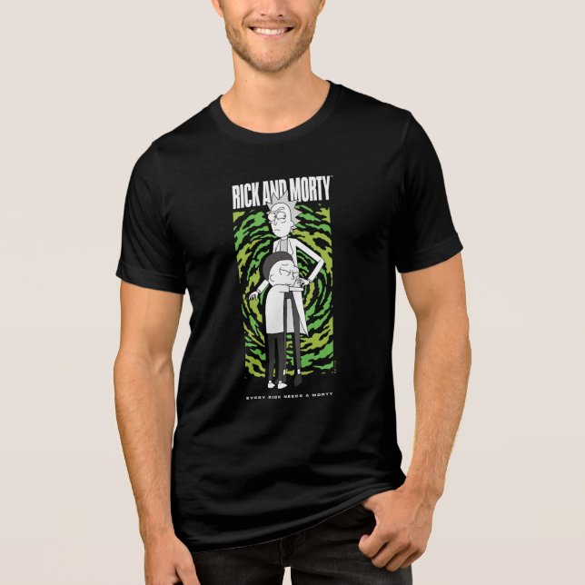 Camiseta RICK E MORTY™ | Rick Morty Hugging (Frente)