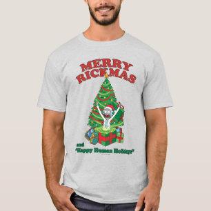 Camiseta Rick e Morty   Rickmas de Feliz do Portal
