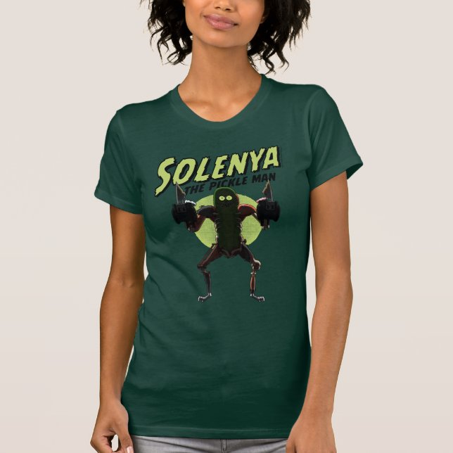 Camiseta RICK E MORTY™ | Solenya - O Pickle Man (Frente)