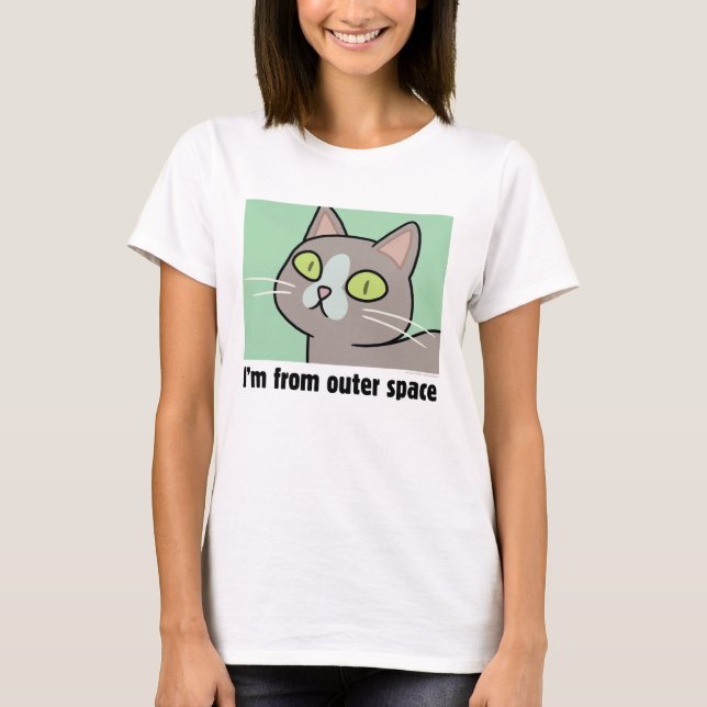 Camiseta RICK E MORTY™ | Sou do espaço externo (Frente)