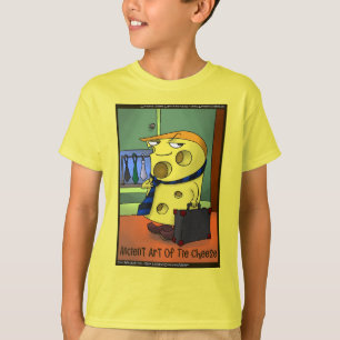 Camiseta Rick London Antiga Arte De Gravata Queijo Comic