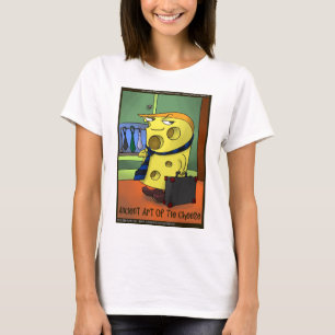 Camiseta Rick London Antiga Arte De Gravata Queijo Comic