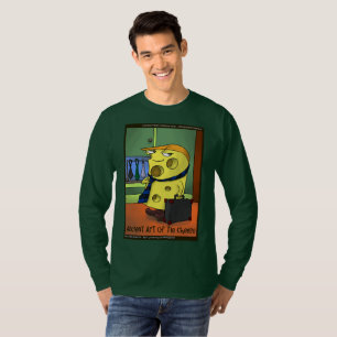 Camiseta Rick London Antiga Arte De Gravata Queijo Cômico
