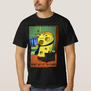 Camiseta Rick London Arte Antiga De Gravata Queijo Comic