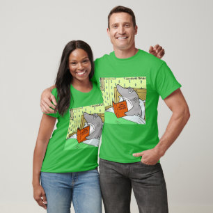 Camiseta Rick London Cartoons Tiburão Advogado Engraçado
