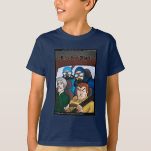 Camiseta Rick London Cômico de Mergulho com Equipamento de 
