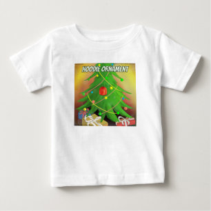 Camiseta Rick London Engraçado "Enfeite de Capuz" Árvore de
