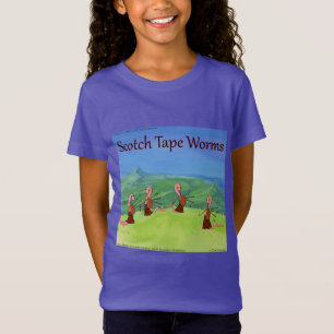 Camiseta Rick London Funny Worms Of Scotland Comic