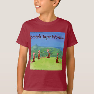 Camiseta Rick London Funny Worms Of Scotland Comic