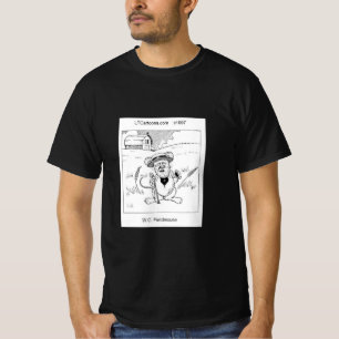 Camiseta Rick London Rato de Campo Engraçado Cartoon Desenh