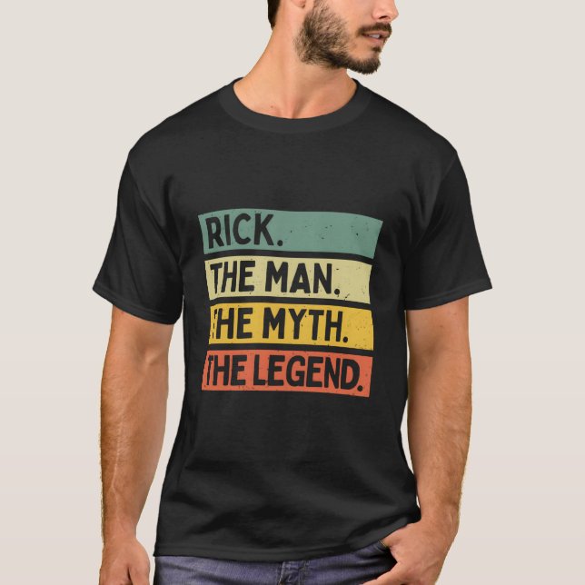 Camiseta Rick O Mito A Citação Personalizada Da Legenda (Frente)