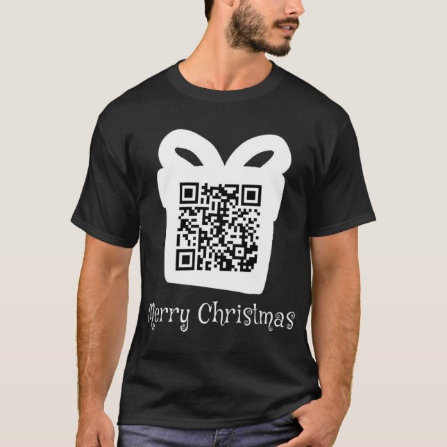 Camiseta Rick QR Rolado - Natal - Branco (Frente)