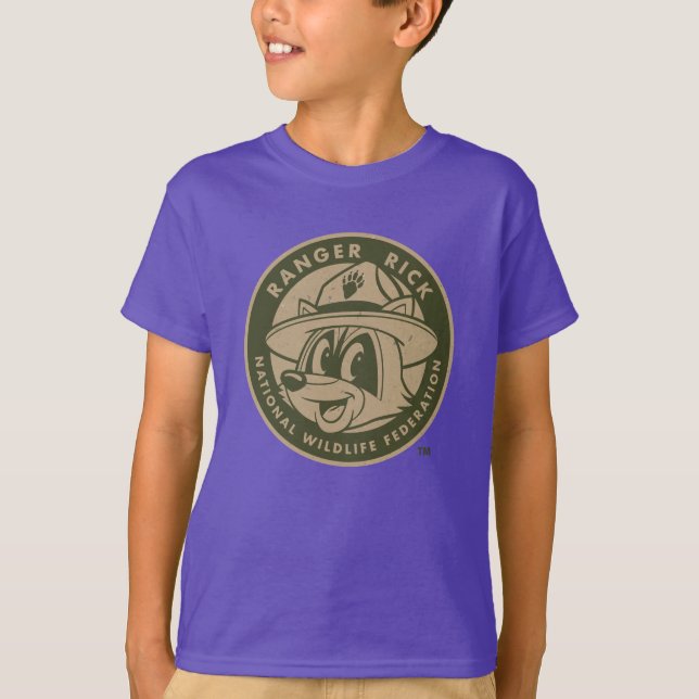 Camiseta Rick Ranger | Logotipo Khaki do Rick Ranger (Frente)