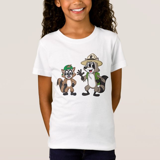 Camiseta Rick & Ricky da guarda florestal do rick | da (Frente)