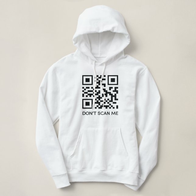 Camiseta rick rolar código de verificação QR engraçado não  (Frente do Design)